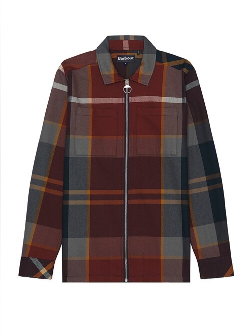 Barbour Men’s Lannich Overshirt Jacket Brackencroft Tartan 100% Cotton